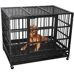 Lemberi Heavy Duty Dog Cage Crate