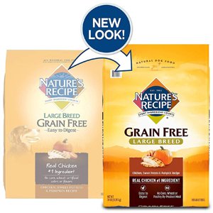 Large Breed Grain Free Easy to Digest Chicken, Sweet Potato, & Pumpkin Recipe