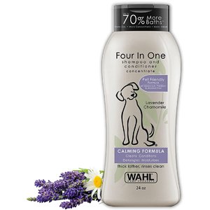 Wahl - 4-in-1 Calming Lavender and Chamomile Scented Dog Shampoo 